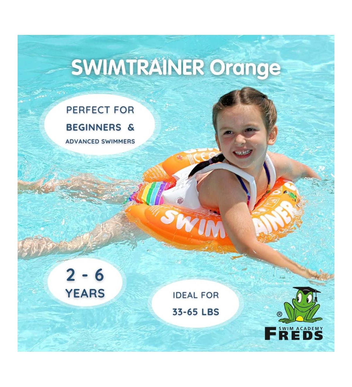 Freds Swim Academy Swimtrainer "Classic" Orange (2 - 6 years)