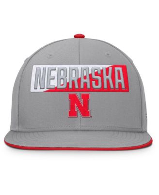 Men's Gray Nebraska Huskers Duo Snapback Hat