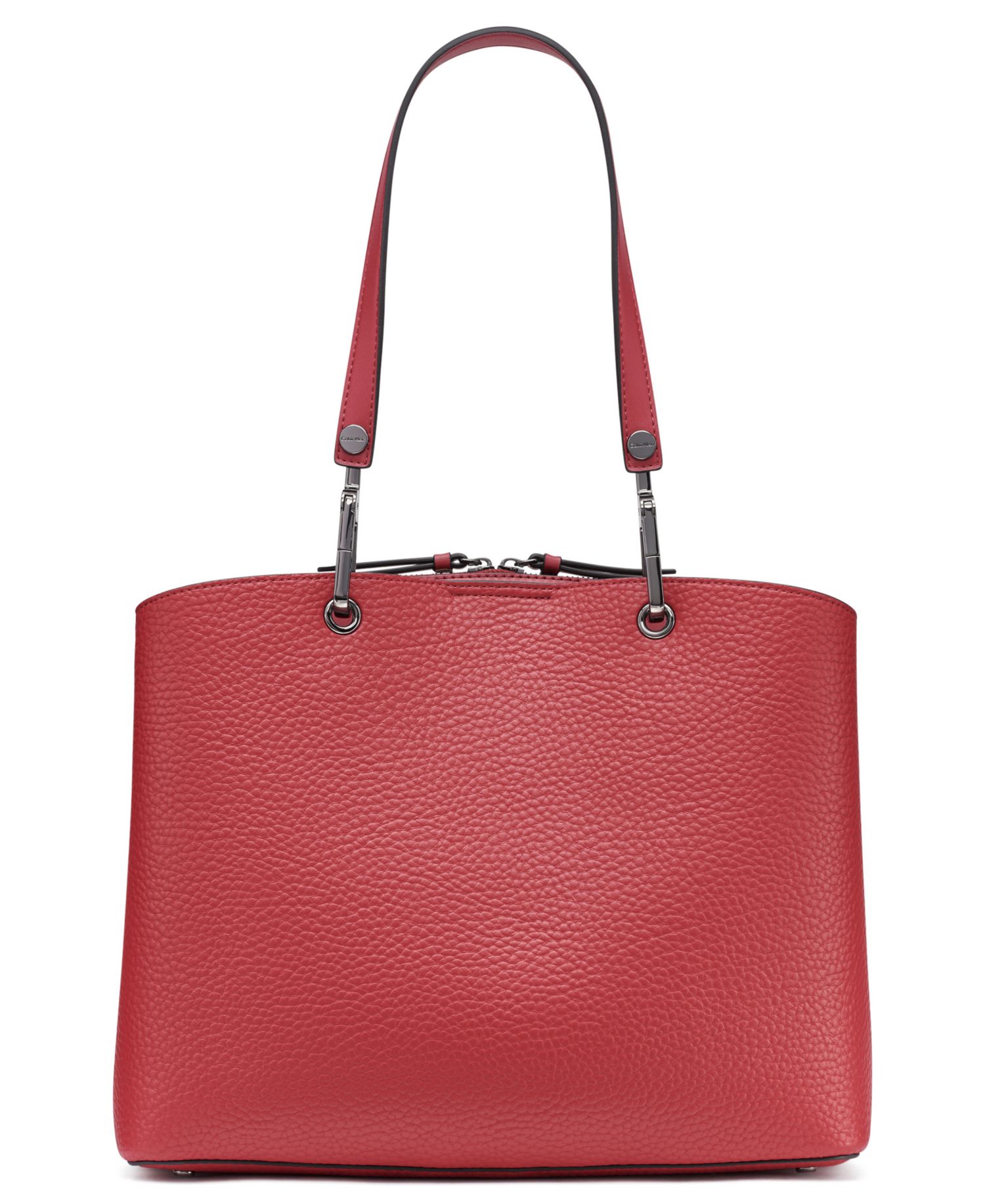 Garnet Large Triple Compartment Tote Handbag