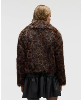 Women’s Luxious Cropped Faux Fox Fur Jacket