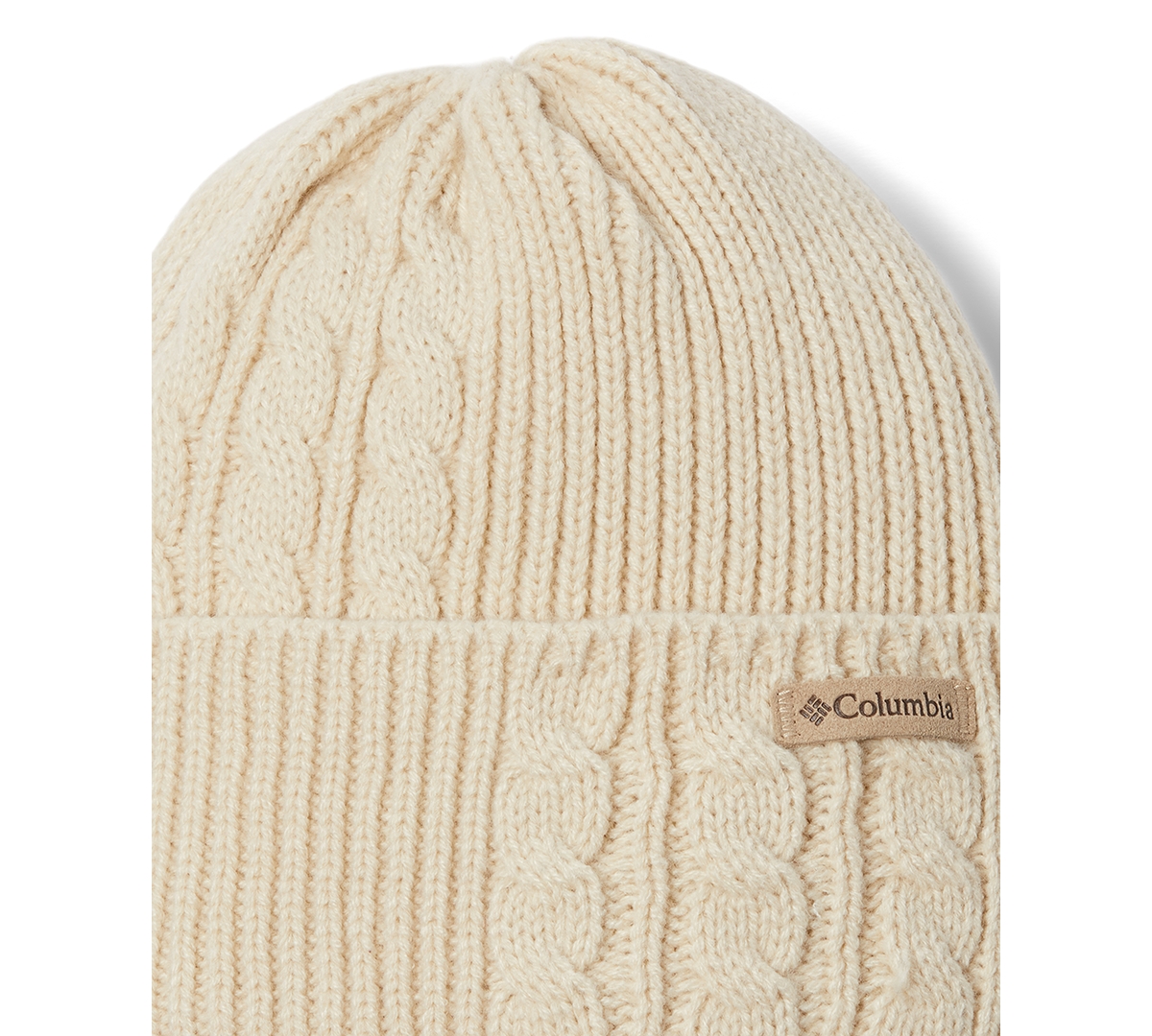 Columbia Women's Agate Pass Cable Beanie Hat In Nude