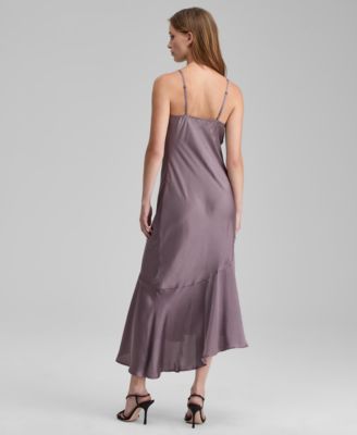 Women's Beaded Asymmetric Maxi Dress, Macy's Exclusive