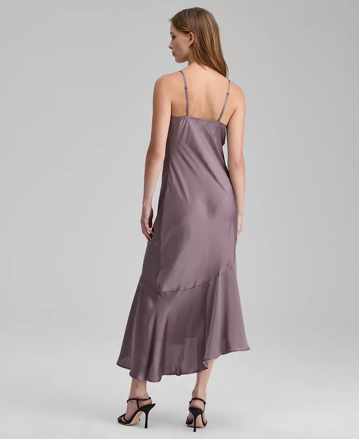 Women's Beaded Asymmetric Maxi Dress - thumbnail 5