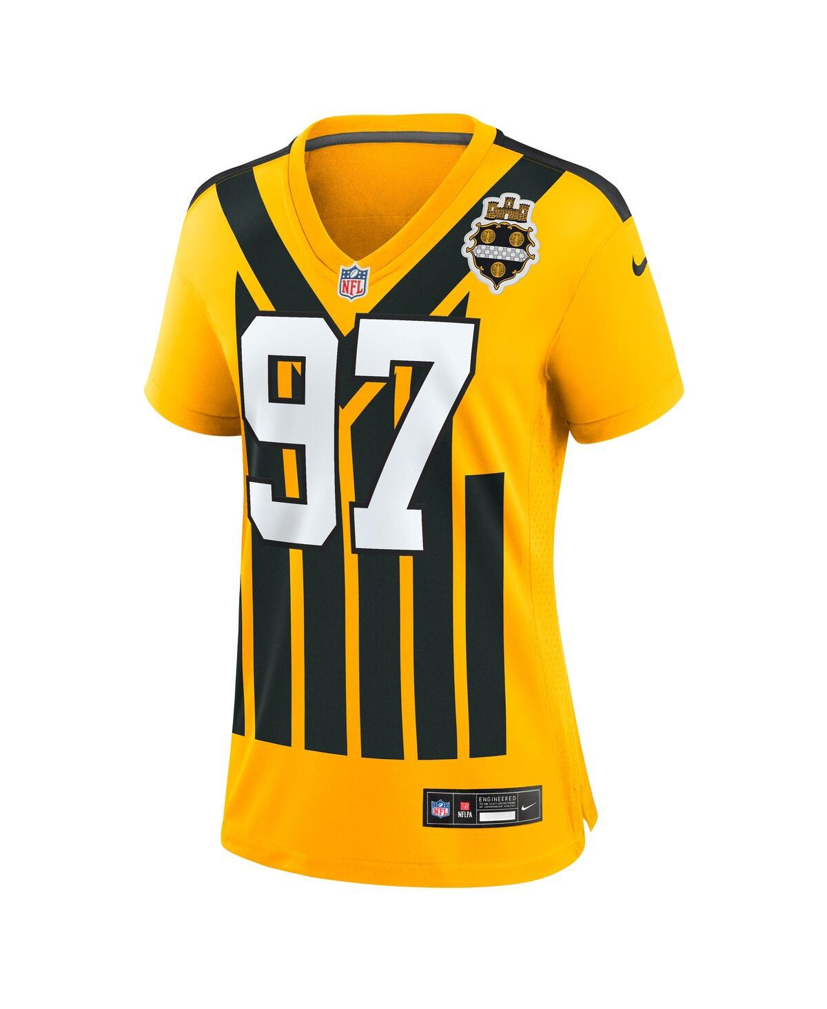 Nike Cameron Heyward Gold Pittsburgh Steelers Alternate 1933 Throwback Game Jersey In Yellow