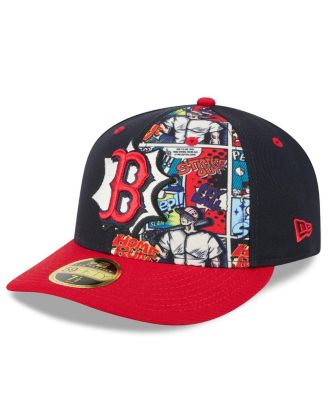 New Era - Men's Navy/Red Boston Red Sox 2025 MLB Diamond Hero Edition Low Profile 59FIFTY Fitted Hat