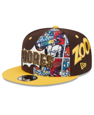 New Era - Men's Brown/Gold San Diego Padres 2025 MLB Diamond Hero Edition 9FIFTY Snapback Hat