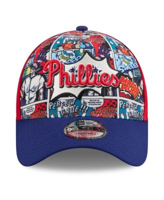 Men's Red/Royal Philadelphia Phillies 2025 MLB Diamond Hero Edition A-Frame 9FORTY Adjustable Hat