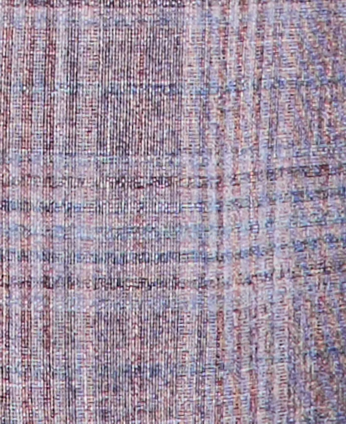 Men's Purple Plaid Modern-Fit Blazer - thumbnail 5