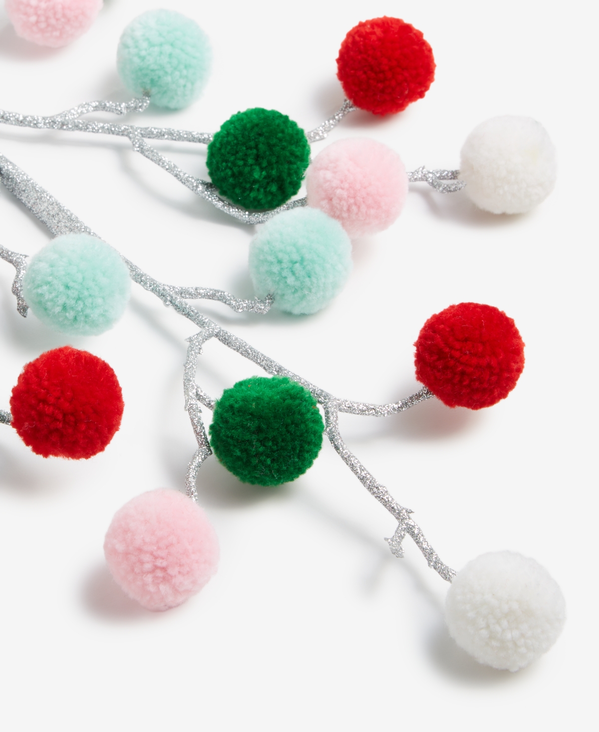 Holiday Lane Whimsy Pom Pom Pick, Macy's Exclusive In Transparent