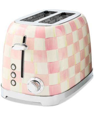 MacKenzie-Childs - Rosy Check 2-Slice Toaster
