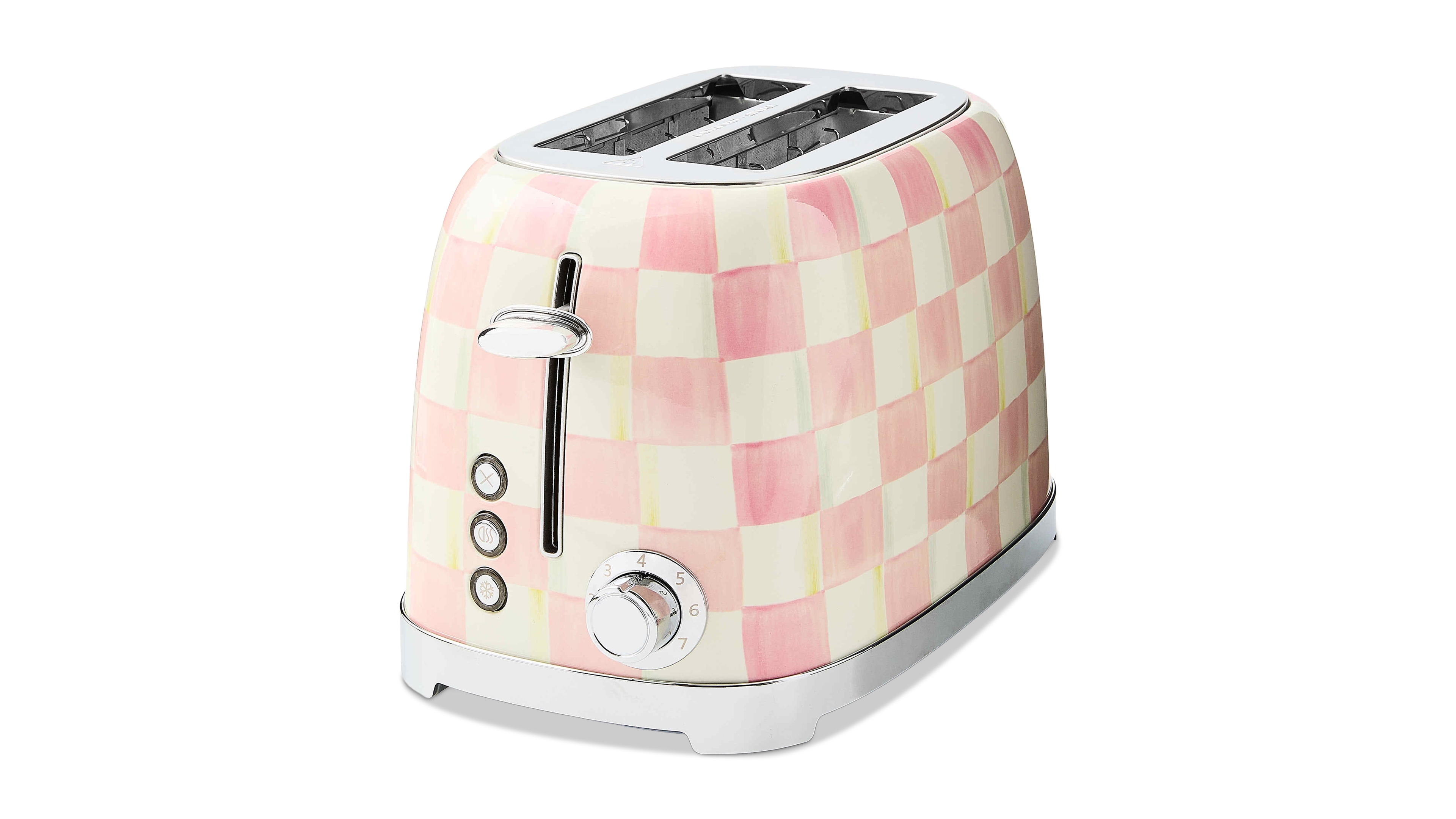 MacKenzie-Childs Rosy Check 2-Slice Toaster