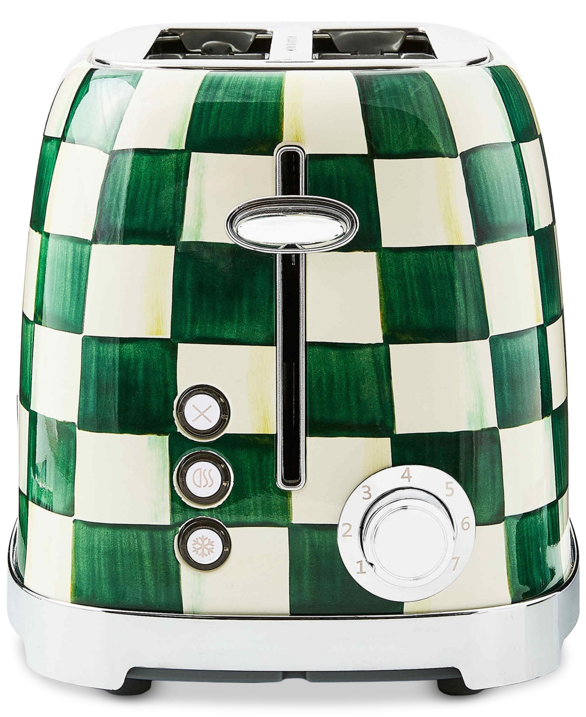 MacKenzie-Childs Emerald Check 2-Slice Toaster