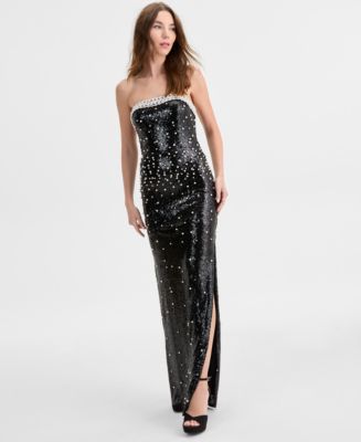 chinese dress ladies Olivia Pearl Embellished Maxi Dress | Made-To-Order