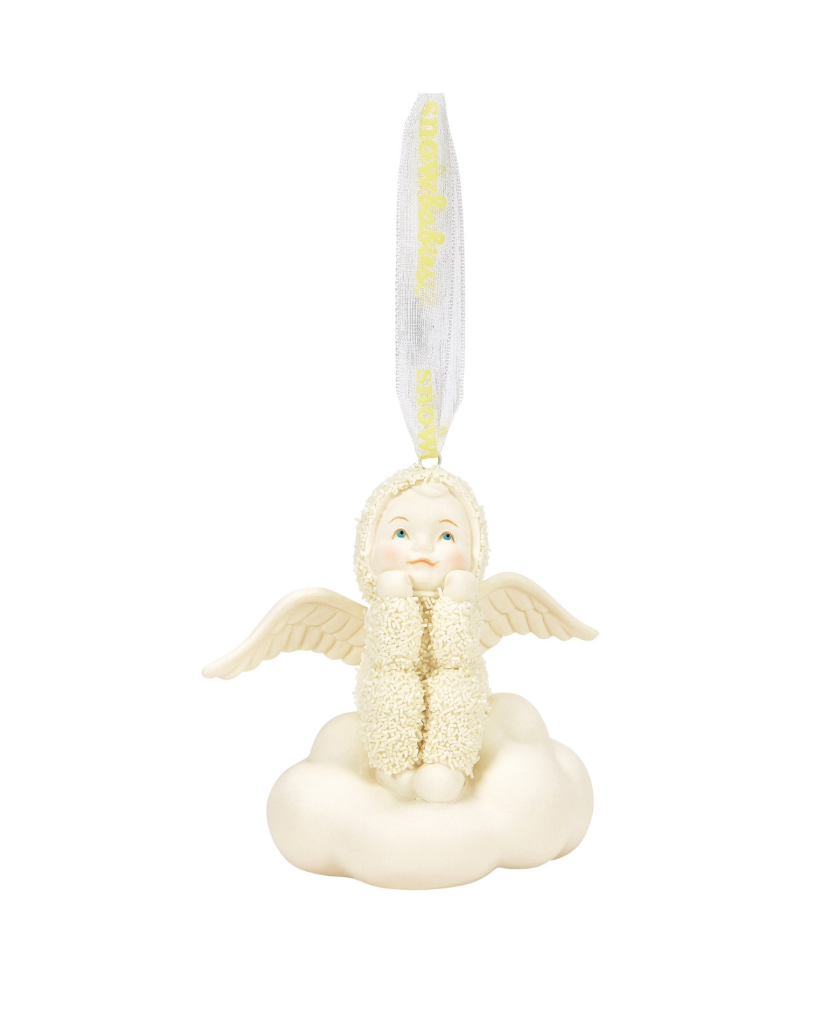 Department Five Snowbabies Daydreaming In The Clouds Ornament In White