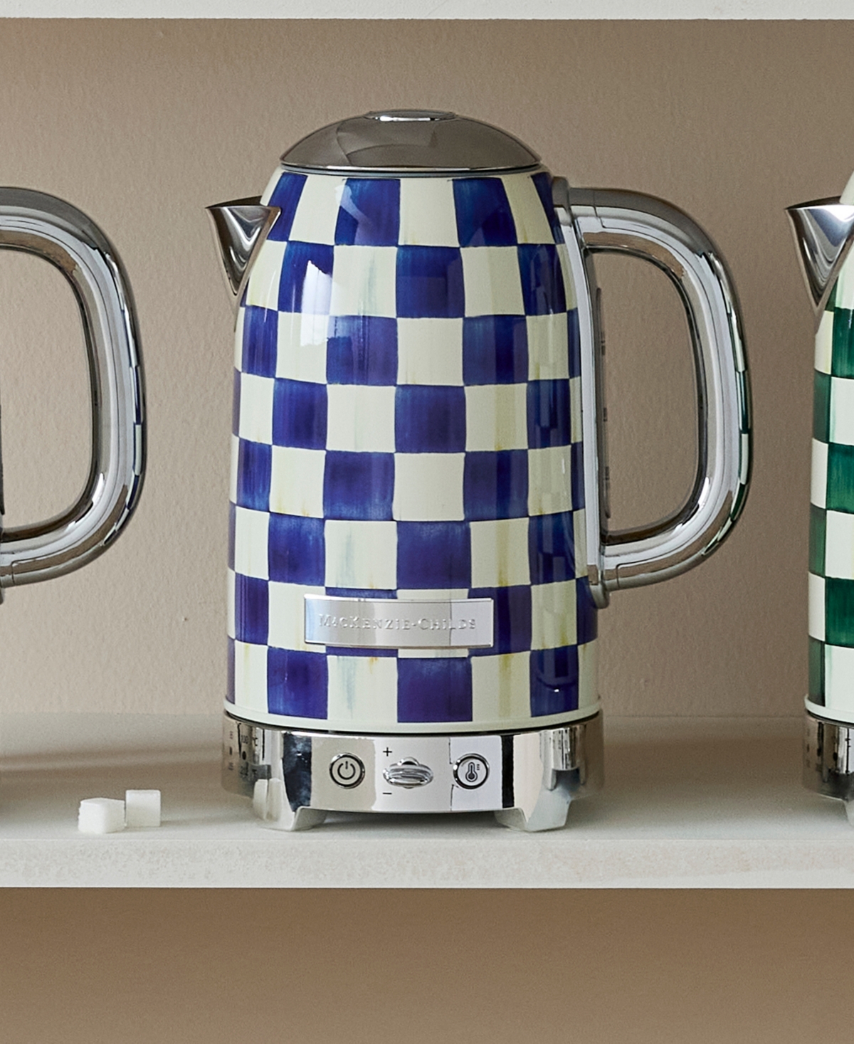 MacKenzie-Childs Royal Check Electric Kettle