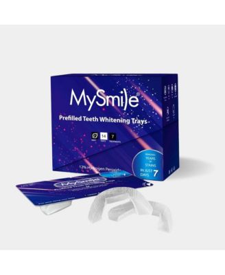 Prefilled Teeth Whitening Trays Kit, 12% Hydrogen Peroxide, Non-Liquid Gel Technology Tooth Whitening Trays, Whiten Teeth Faster, 7X Whitening Treatments Helps Remove Years of Stains