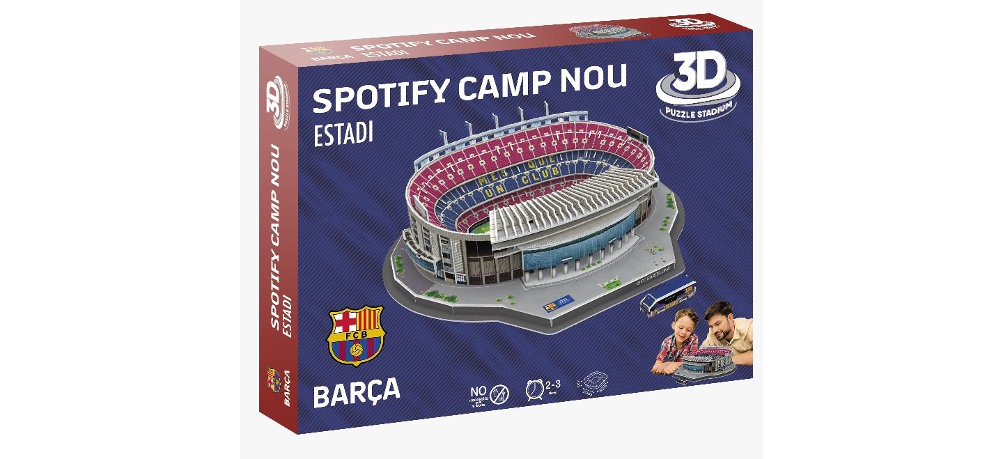 Детская игрушка Banbo Toys Spotify Camp Nou (FCB) Stadium 3D Puzzle — фото 1