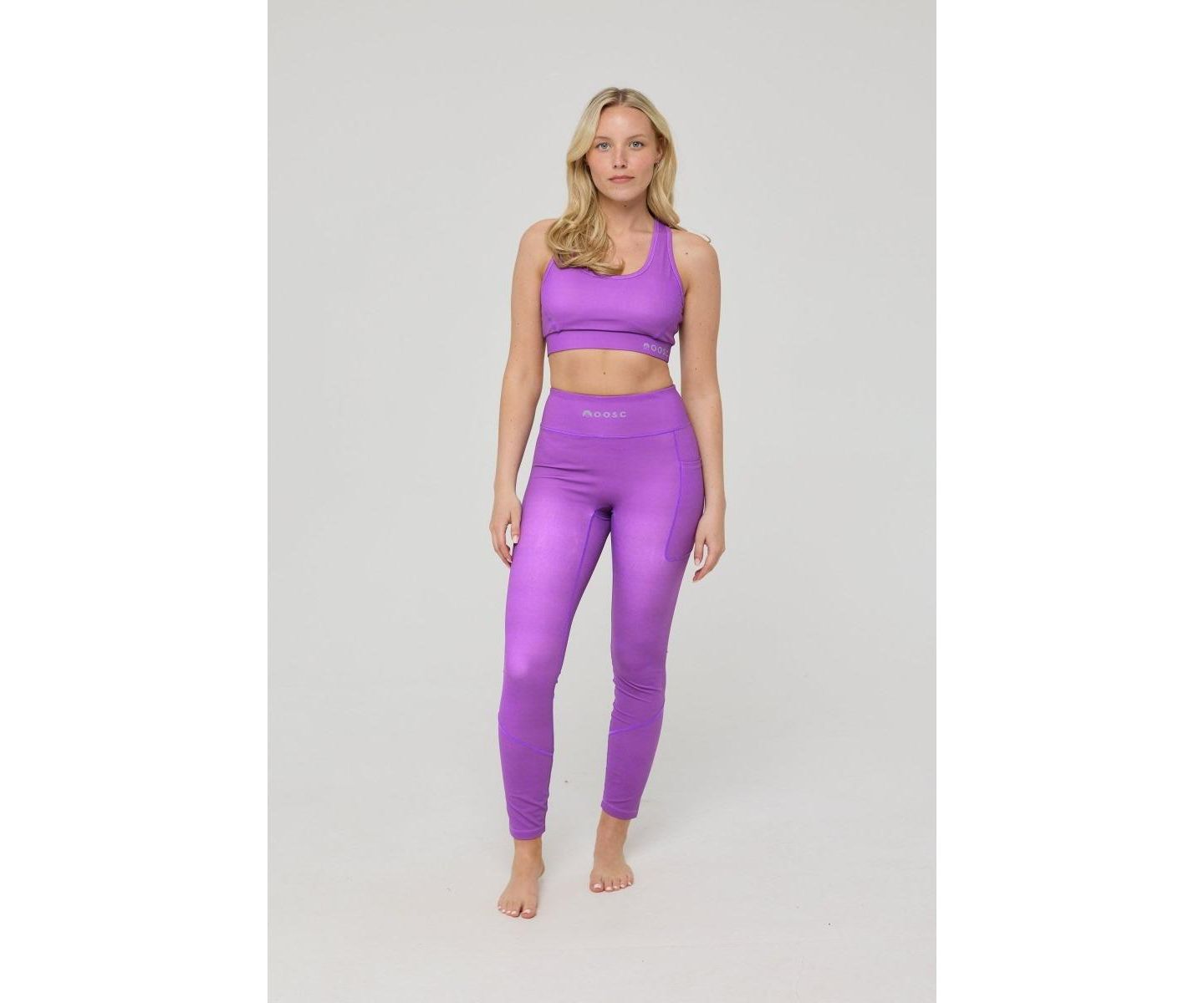 Женские леггинсы OOSC Infinite High Waisted - Purple, цвет: Фиолетовый — фото 6
