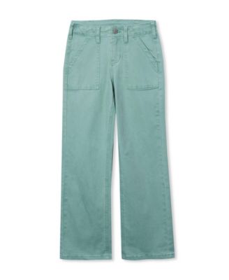 Girls Woven Utility Cargo Pant with Pockets