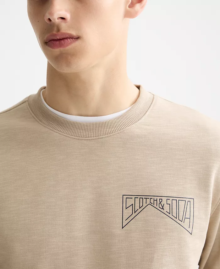 Men's Logo Detail Crewneck Sweatshirt - thumbnail 9