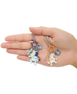 and Bingo BFF Pendant Necklace Set with Star and Charm Tags - 2 Piece Jewelry Gift