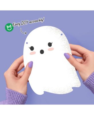 Pastel Halloween Garland Banner, 30 Feet of Cord, 15 Paper Pastel Themed