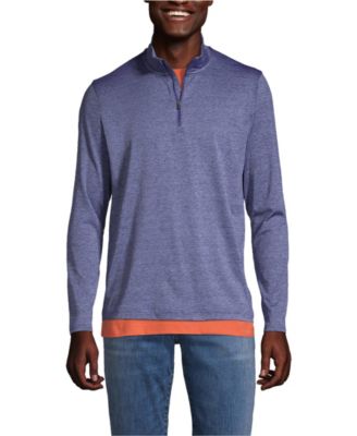 Men's Unisex Rapid Dry Space Dye Quarter Zip Pullover Shirt
