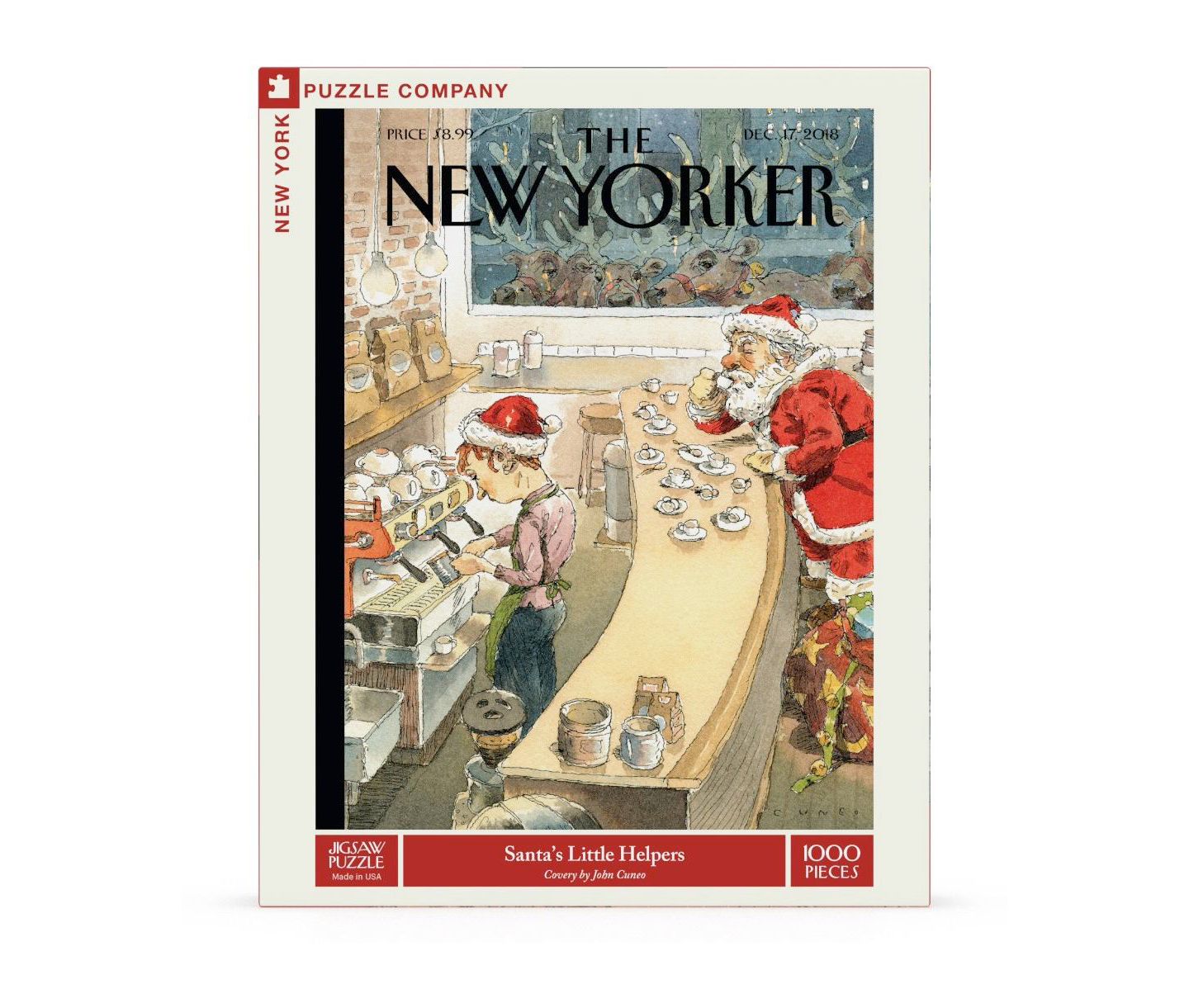 Детский пазл New York Puzzle Company Santa's Little Helpers 1000 Piece Puzzle — фото 1