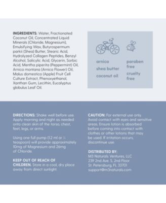 M3 Sore Muscles Magnesium Lotion for Kids, Unscented, 8 fl oz