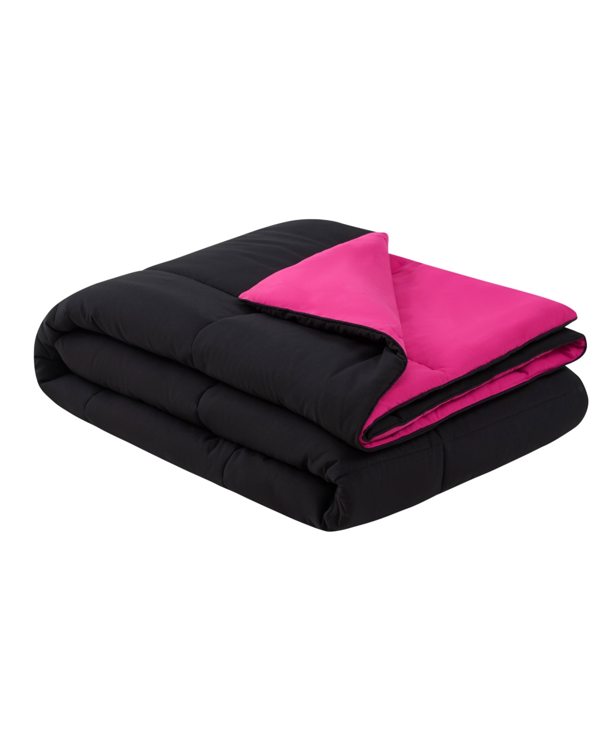 Juicy Couture Box Stitch Reversible 3-pc. Comforter Set, King In Black