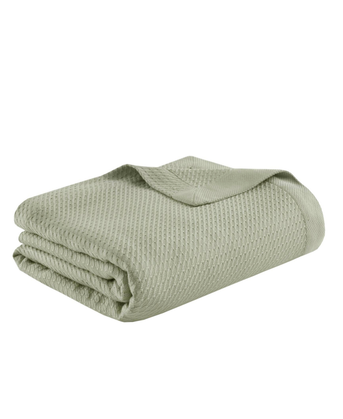 Madison Park Egyptian Cotton Blanket, Twin In Green