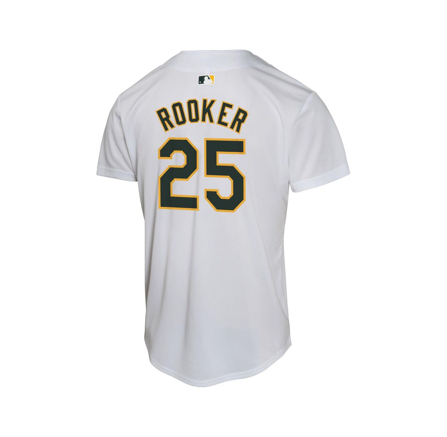 Big Boys and Girls Brent Rooker White Athletics Home Player Game Jersey