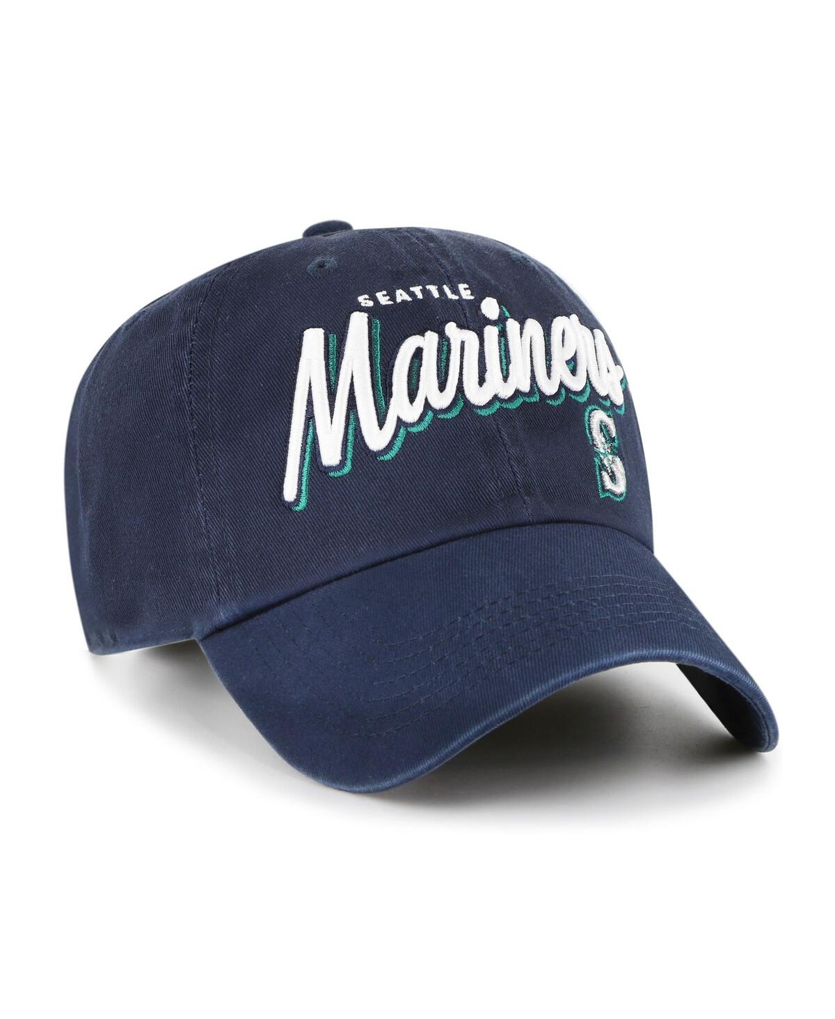 47 Brand Women's Navy Seattle Mariners Ariana Clean Up Adjustable Hat In Blue
