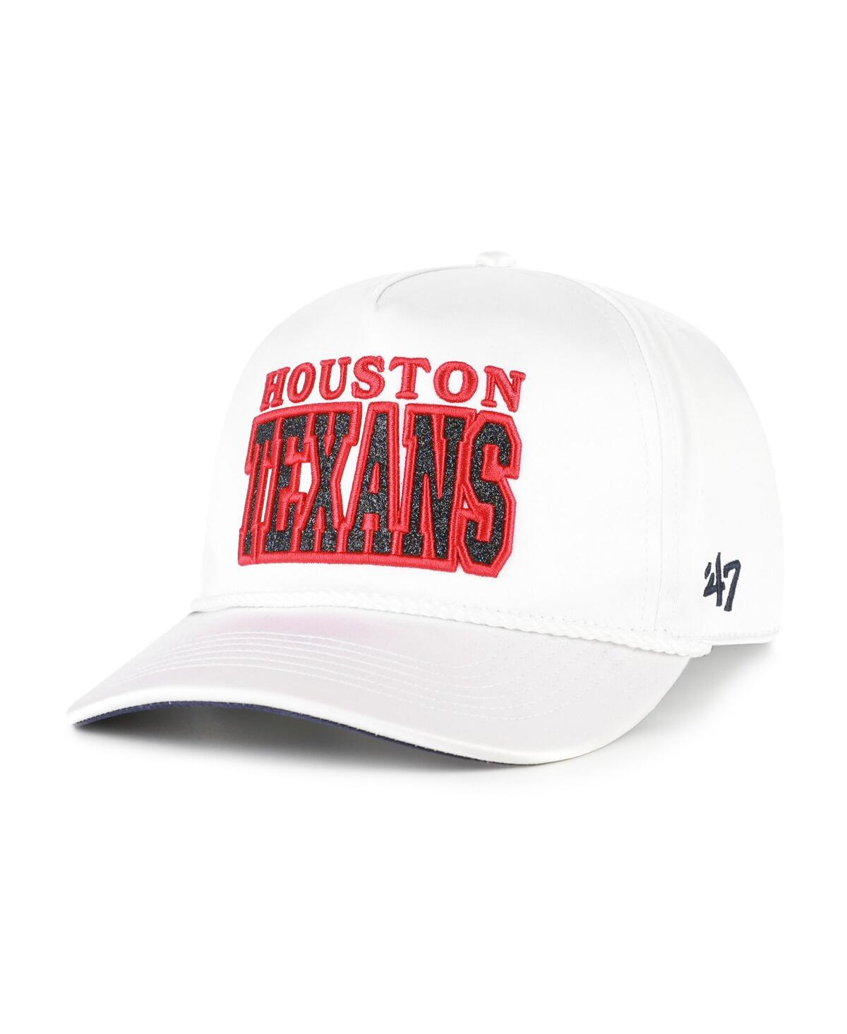 '47 Brand Women's White Houston Texans Outspoken Hitch Adjustable Hat
