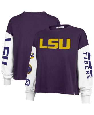 '47 Brand - Women's Purple LSU Tigers Sydney Long Sleeve T-Shirt