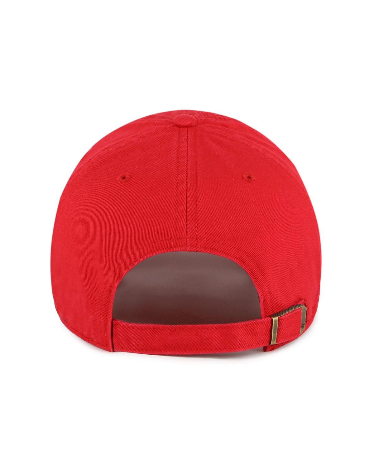 47 Brand Women's Scarlet San Francisco 49ers Ariana Clean Up Adjustable Hat In Red
