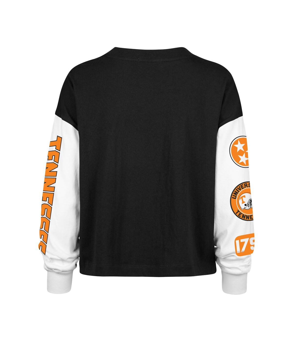 47 Brand Women's Black Tennessee Volunteers Sydney Long Sleeve T-shirt In Black