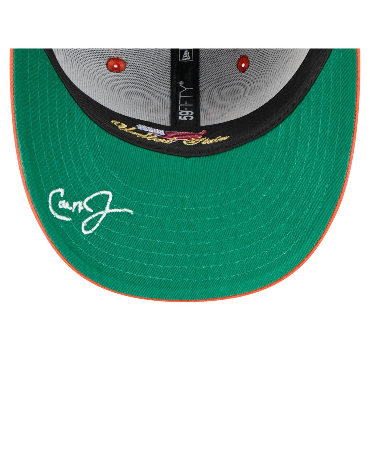 New Era Men's Cal Ripken Jr. Black Baltimore Orioles 59fifty Fitted Hat In Black