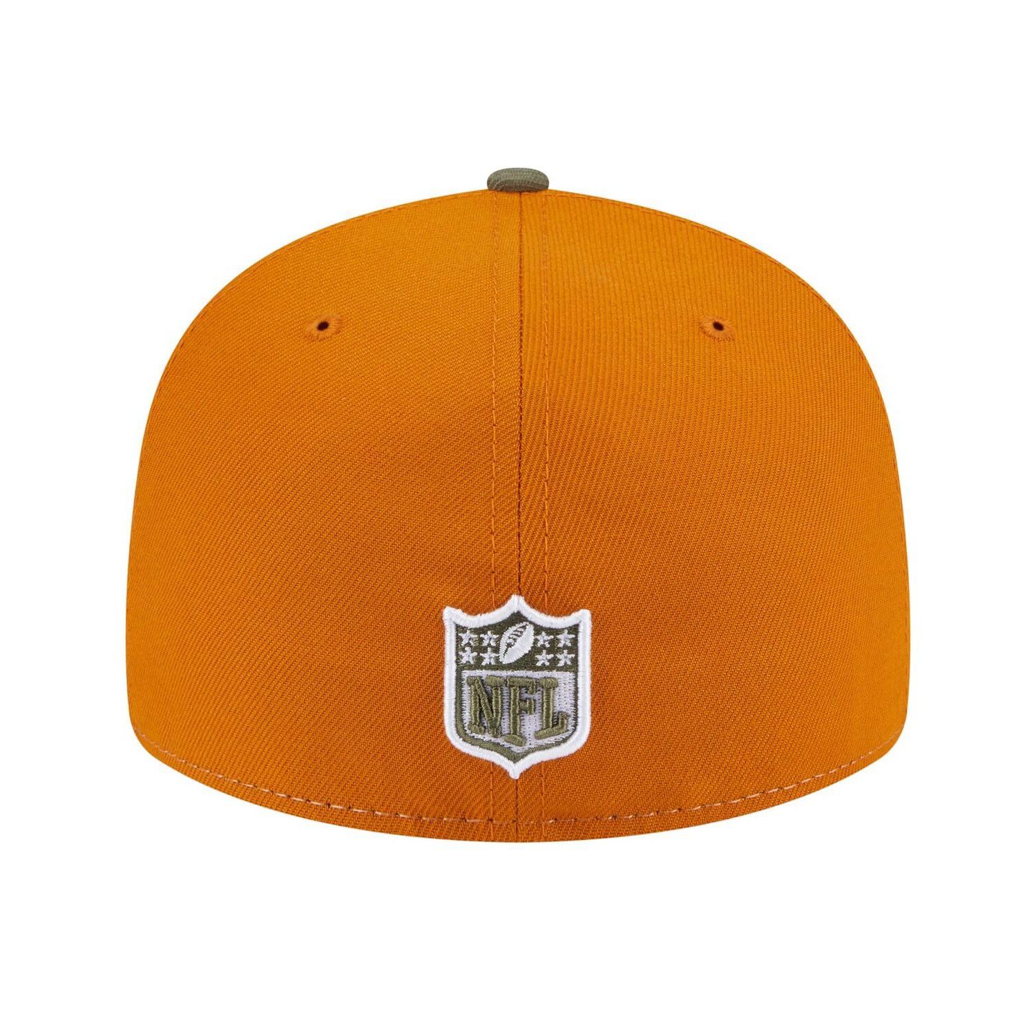 Men's Olive/Brown Detroit Lions Two-Tone Color Pack Split Panel 59FIFTY Fitted Hat