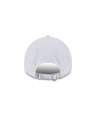 Women's White New York Mets Team Fan 9TWENTY Adjustable Hat