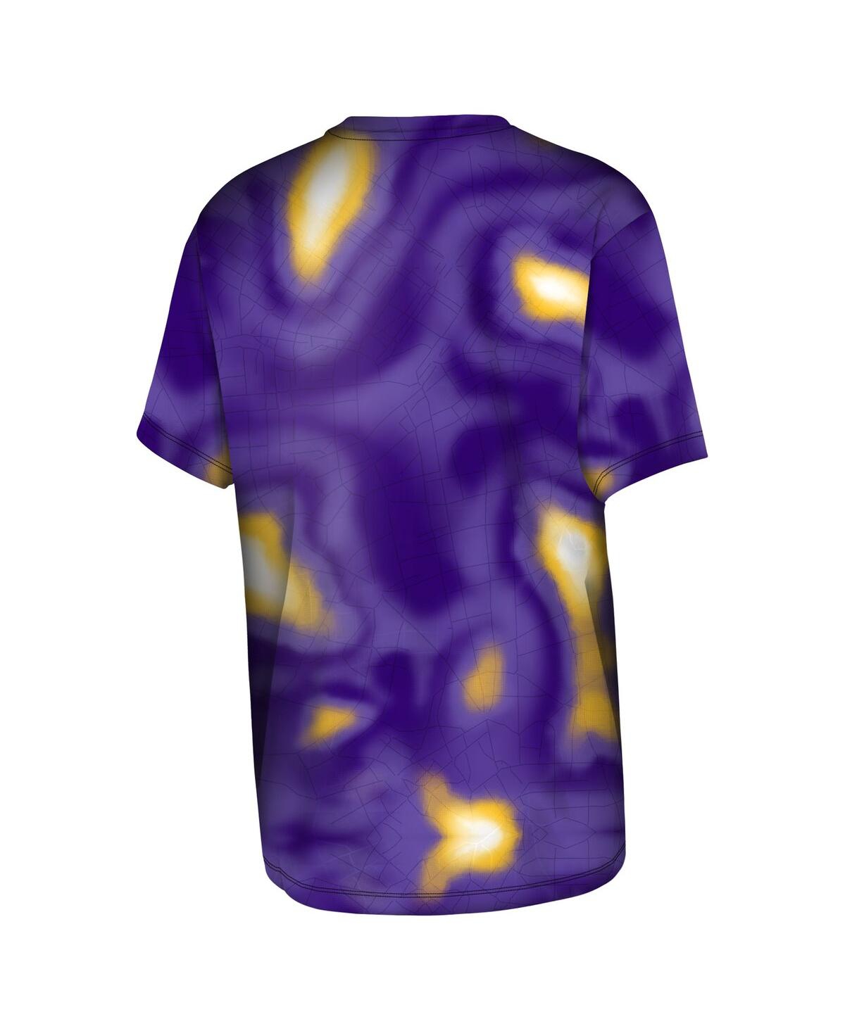 Outerstuff Big Boys And Girls Purple Minnesota Vikings End Zone Dri-tek T-shirt In Multi