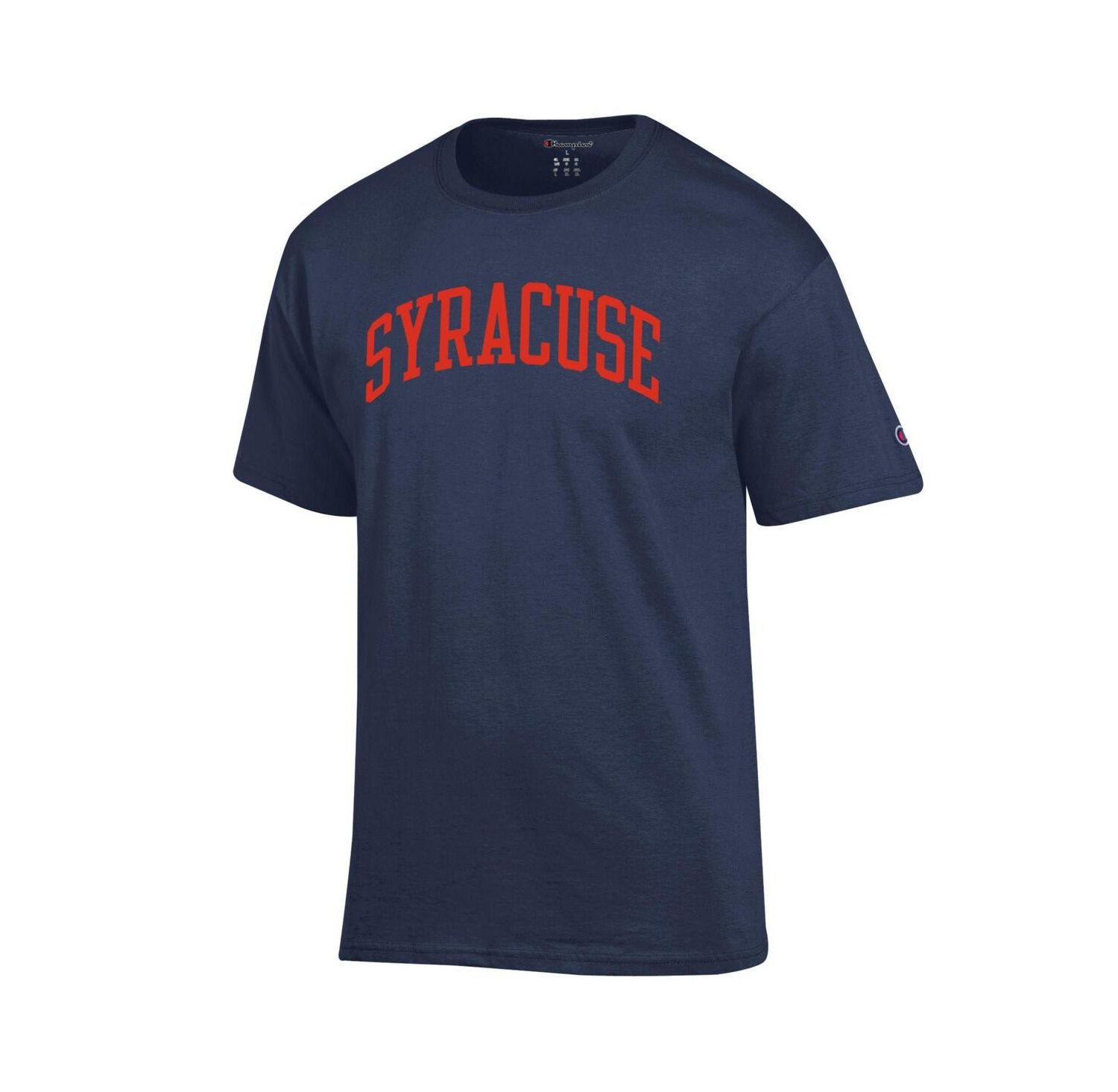 Men's Navy Syracuse Orange Basic Arch T-Shirt