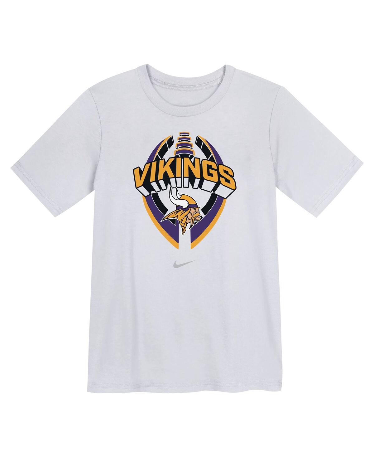 Nike Preschool White Minnesota Vikings Icon Legend Performance T-shirt In White