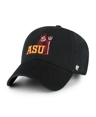 '47 Brand - Men's Black Arizona State Sun Devils Vault Clean Up Adjustable Hat