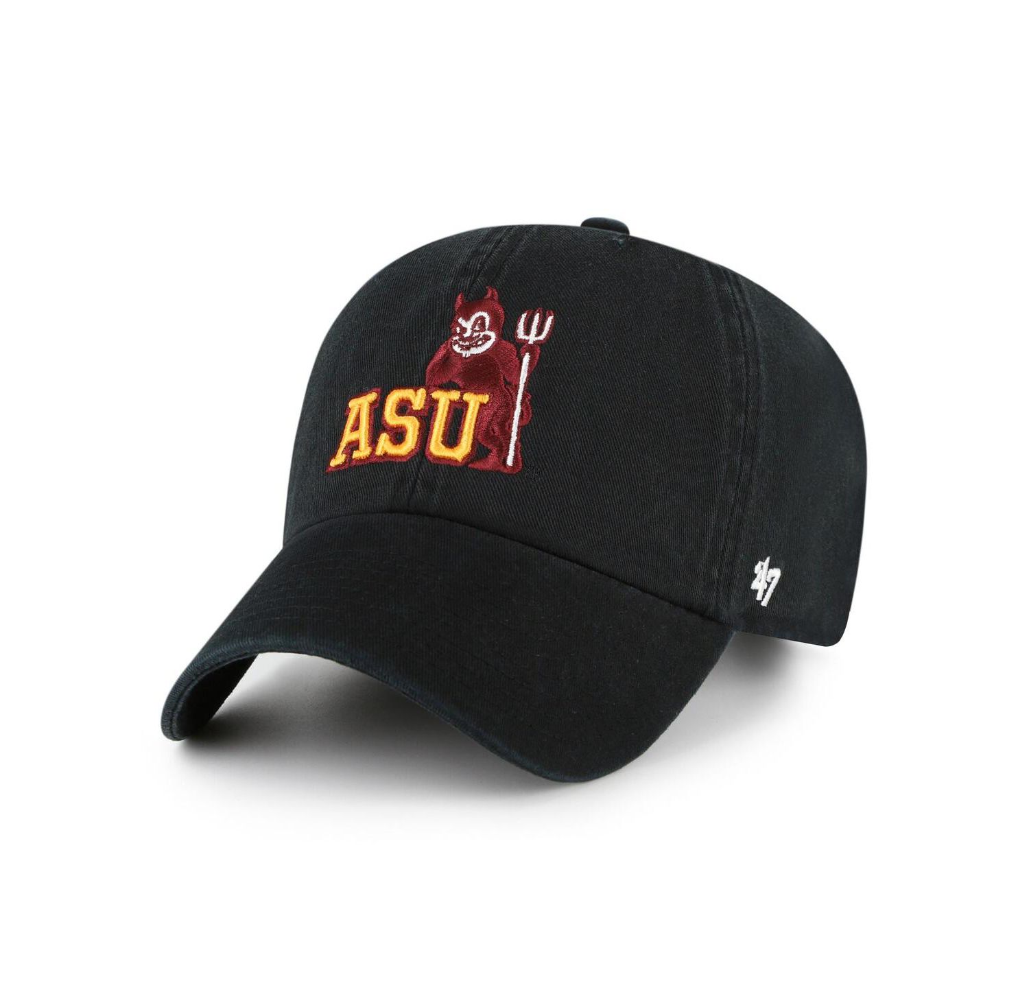 Men's Black Arizona State Sun Devils Vault Clean Up Adjustable Hat