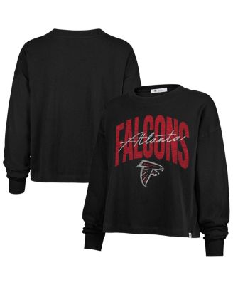'47 Brand - Women's Black Atlanta Falcons Muse Sydney Long Sleeve T-Shirt