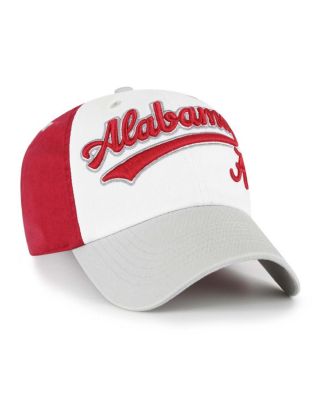 Big Boys and Girls White Alabama Crimson Tide Scooter Clean Up Adjustable Hat