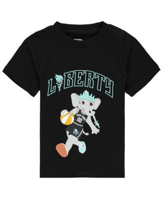Outerstuff - Toddler Black New York Liberty Ellie Dribble T-Shirt