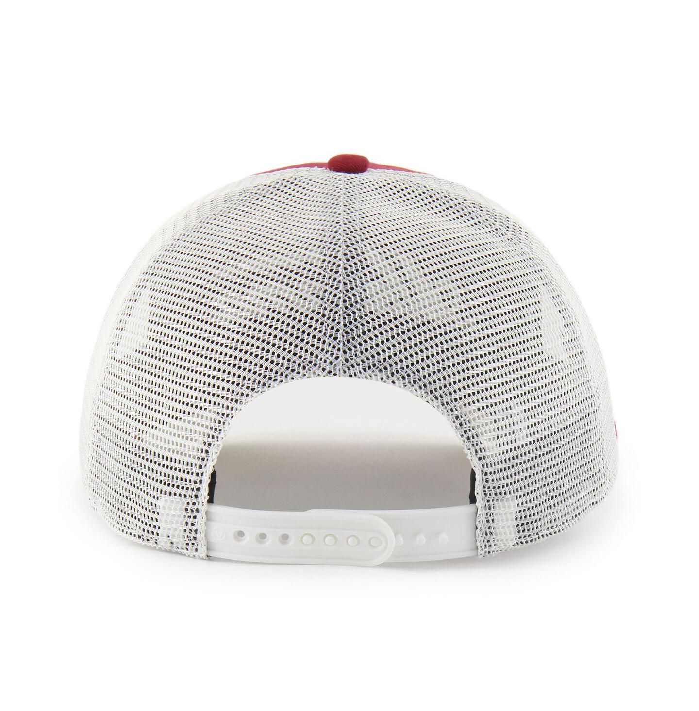 Кепка '47 Brand Garnet Florida State Seminoles Contemporary Basics Foundation Trucker Hitch Adjustable Hat — фото 3