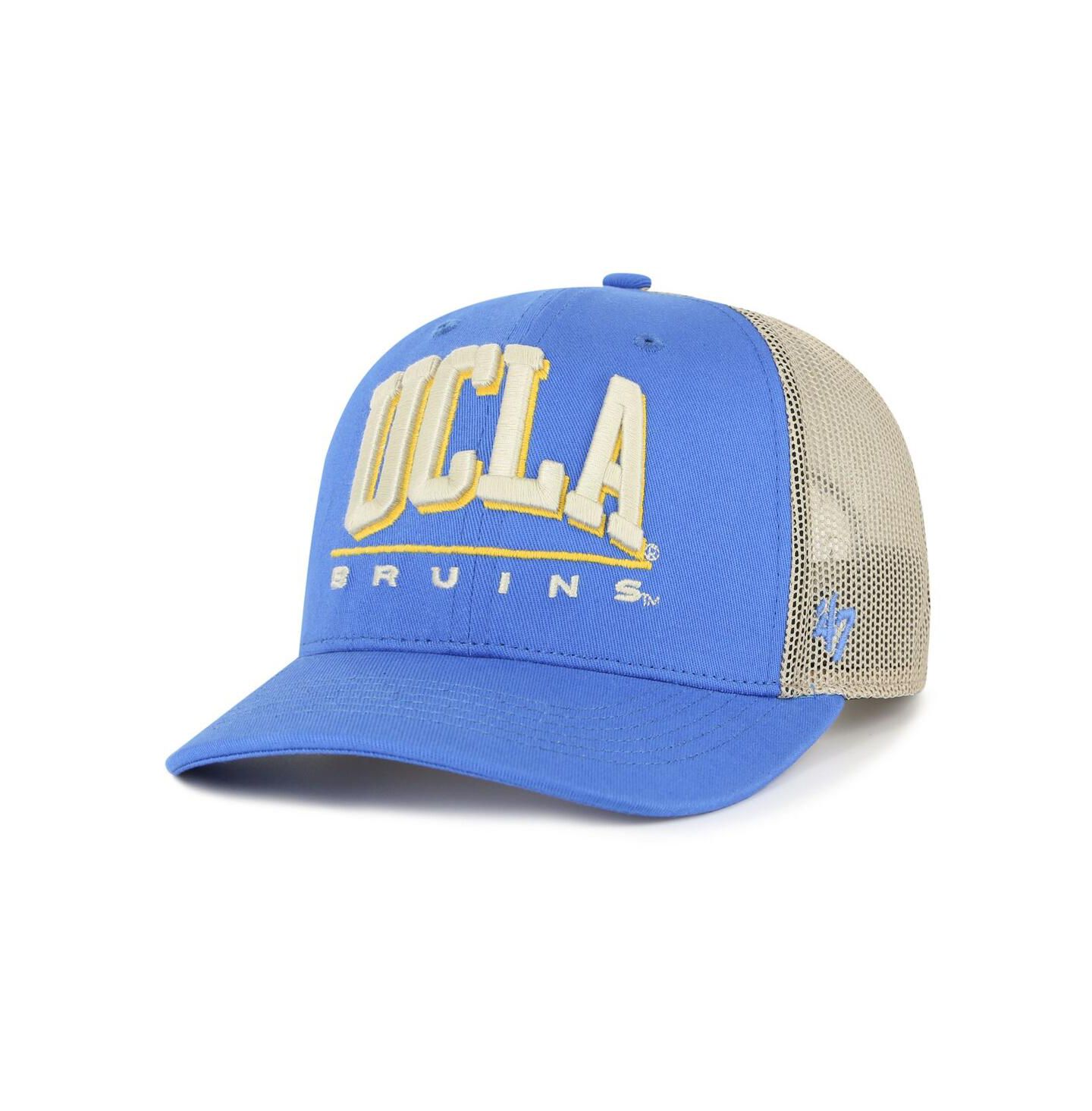 Мужская кепка '47 Brand Blue Ucla Bruins Arid Adjustable Trucker Hat — фото 1